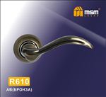Ручки раздельные MSM R610 AB (бронза) на круглом основании