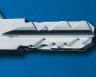 Цилиндр Evva ICS 122 мм 61x61 ключ-ключ (никель)